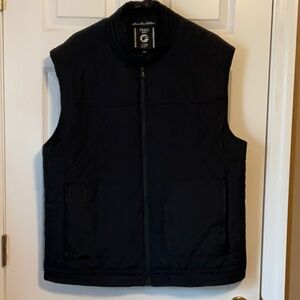 Fried Denim NYC Collection Women Black Quilted Zip Up Outer Jacket Vest Size 2X